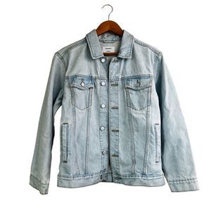 Old Navy Jean Jacket Denim Trucker Love Rainbow